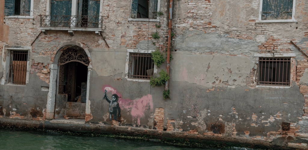 murales di banksy